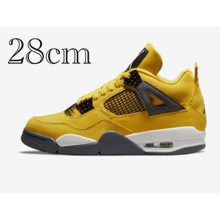 ナイキ(NIKE)のNIKE AIR JORDAN 4 Tour Yellow(スニーカー)