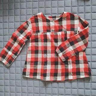 ムジルシリョウヒン(MUJI (無印良品))の無印良品　チェックシャツ(130cm)(Tシャツ/カットソー)