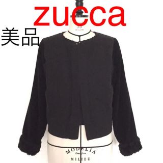 未使用ZUCCAズッカ　レディース　ノーカラージャケット