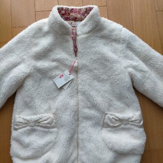 新品♡KP リボンポケットフェイクファージャケット 150 ニットプランナー