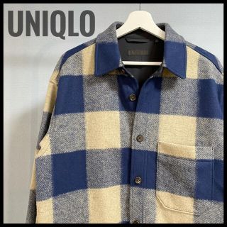 ユニクロ(UNIQLO)の大人気　UNIQLO ユニクロ　ネルシャツ　シャツジャケット　ブロックチェック(シャツ)