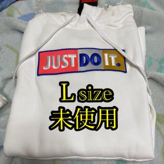 ナイキ(NIKE)のNIKE Box logo sweat パーカー　Ｌ(パーカー)