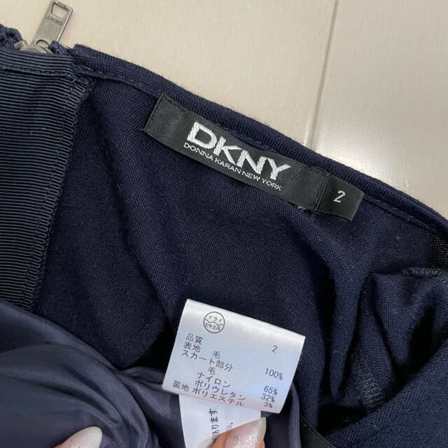 DKNY(ダナキャランニューヨーク)の断捨離中★DKNY★ワンピース★美品★定価5万★ネイビー レディースのワンピース(ひざ丈ワンピース)の商品写真