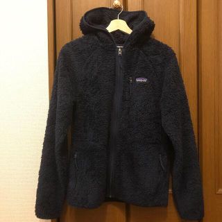 パタゴニア(patagonia)のロスガトスフーディー　メンズSサイズ　ネイビー(パーカー)