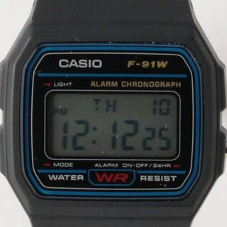 カシオ(CASIO)のCASIO(カシオ)F-91W-1JF(ウォッチ) 腕時計ブラック(その他)