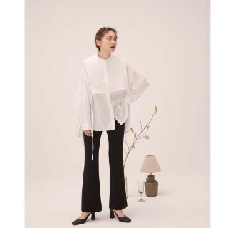 ビューティアンドユースユナイテッドアローズ(BEAUTY&YOUTH UNITED ARROWS)のrandeboo pleats cape shirt(シャツ/ブラウス(半袖/袖なし))