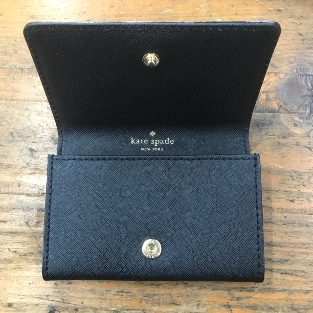 kate spade new york(ケイトスペードニューヨーク)のケイトスペード⭐︎ブラック★名刺入れ レディースのファッション小物(名刺入れ/定期入れ)の商品写真