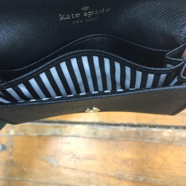 kate spade new york(ケイトスペードニューヨーク)のケイトスペード⭐︎ブラック★名刺入れ レディースのファッション小物(名刺入れ/定期入れ)の商品写真