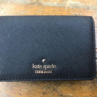 ケイトスペードニューヨーク(kate spade new york)のケイトスペード⭐︎ブラック★名刺入れ(名刺入れ/定期入れ)