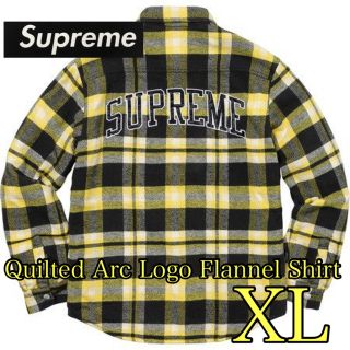 シュプリーム(Supreme)のSUPREME. Quilted ARC Logo Flannel Shirt(ブルゾン)