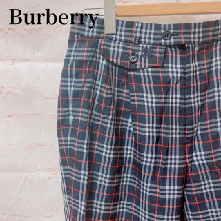 バーバリー(BURBERRY)の美品　Burberry バーバリー　チェックパンツ(スラックス)