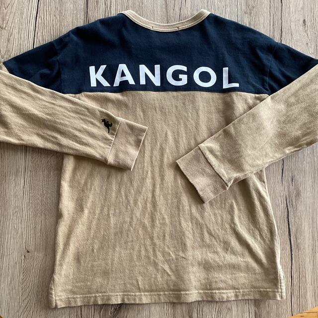 KANGOL(カンゴール)のKANGOL切り替えロゴロングTシャツ 150cm キッズ/ベビー/マタニティのキッズ服男の子用(90cm~)(Tシャツ/カットソー)の商品写真
