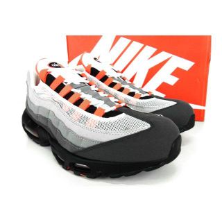 ナイキ(NIKE)のナイキNIKE■AIR MAX95 WHITE/SOLAR REDスニーカー(スニーカー)