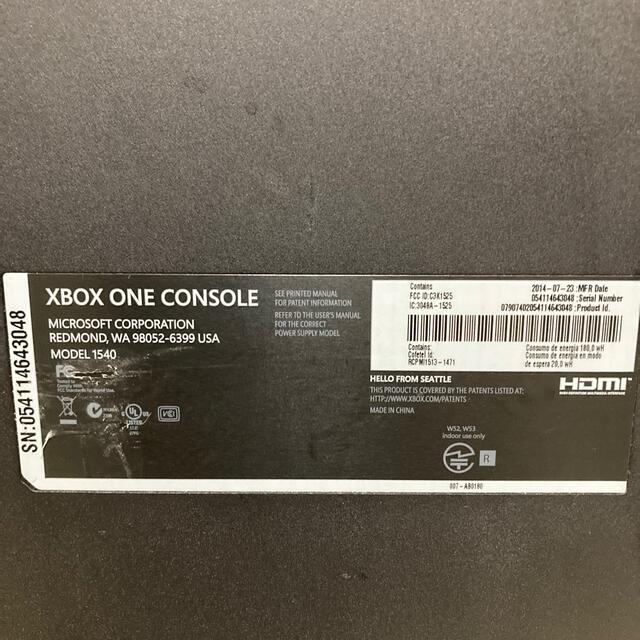 XBOX one 500gb フォールアウト4 3