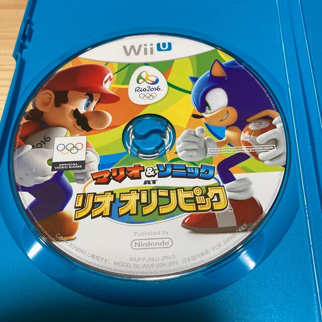 Wii U(ウィーユー)の破格！マリオ＆ソニック AT リオオリンピックTM Wii U エンタメ/ホビーのゲームソフト/ゲーム機本体(家庭用ゲームソフト)の商品写真