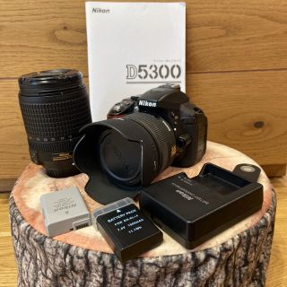 ニコン(Nikon)の【専用】Nikon D5300 ズームレンズ　単焦点レンズ付き(デジタル一眼)