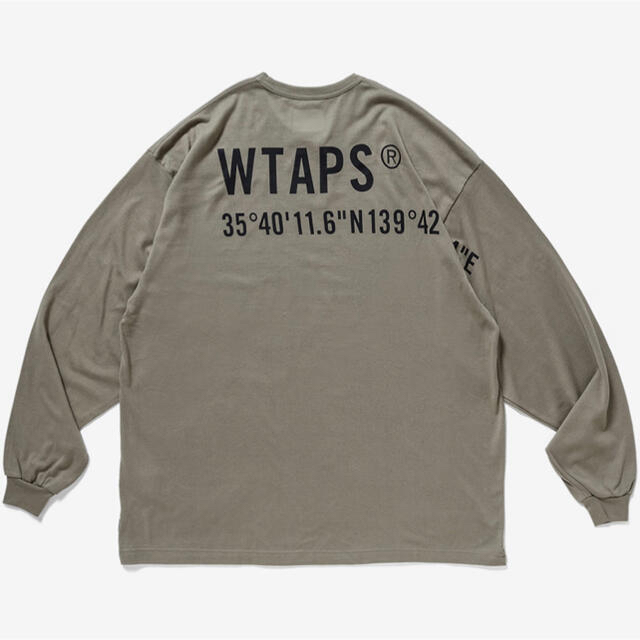 W)taps(ダブルタップス)の21AW★WTAPS★GPS / LS / COTTON★M★OLIVEDRAB メンズのトップス(Tシャツ/カットソー(七分/長袖))の商品写真