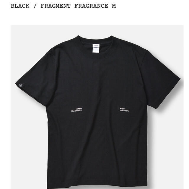 FRAGMENT(フラグメント)のretaW fragment Tシャツブラック Mサイズ  藤原ヒロシ メンズのトップス(Tシャツ/カットソー(半袖/袖なし))の商品写真