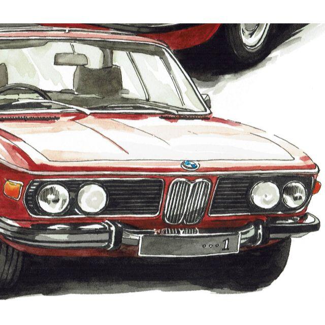 GC-011 BMW 3.0csi限定版画サイン有額装済作家平右ヱ門