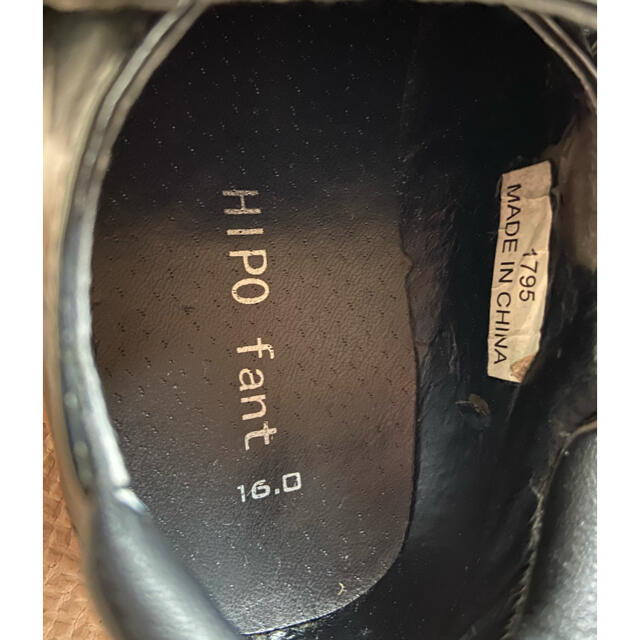 フォーマル靴　黒　16㎝ キッズ/ベビー/マタニティのキッズ靴/シューズ(15cm~)(フォーマルシューズ)の商品写真