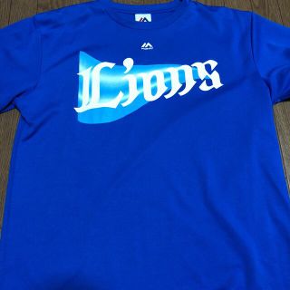 マジェスティック(Majestic)の埼玉西武ライオンズ プレイヤーズTシャツ Lサイズ 栗山巧(スポーツ選手)