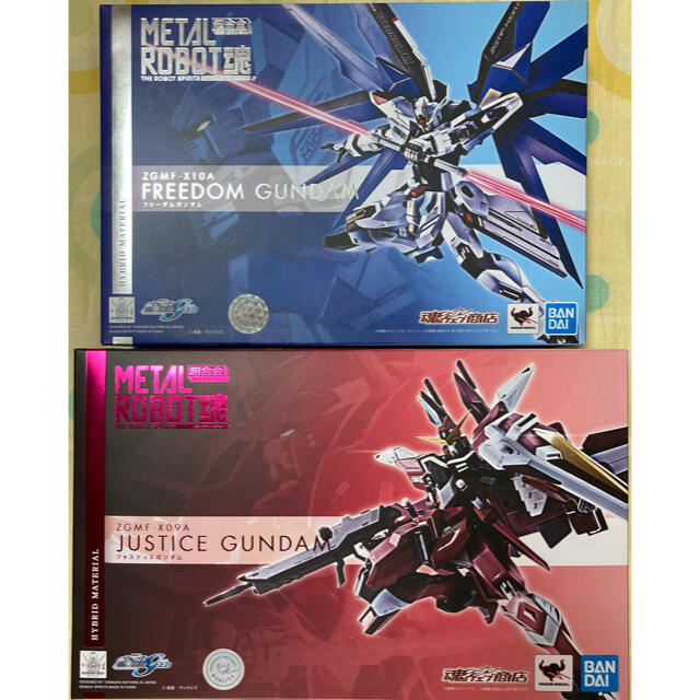 【新品セット】METAL ROBOT魂 フリーダム&ジャスティスガンダム