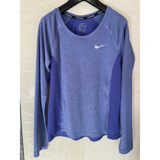 ナイキ(NIKE)のNIKE★ランニングシャツ★ドライフィット★レディース★M(Tシャツ(長袖/七分))