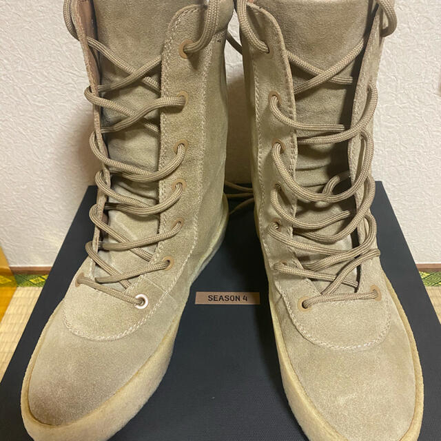 YEZZY season4  SUEDE CREPE BOOT 登坂広臣着用メンズ