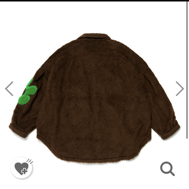 CACTUS(カクタス)のhuman made  CPFM BIG FUZZY SHIRT BROWN メンズのジャケット/アウター(ブルゾン)の商品写真