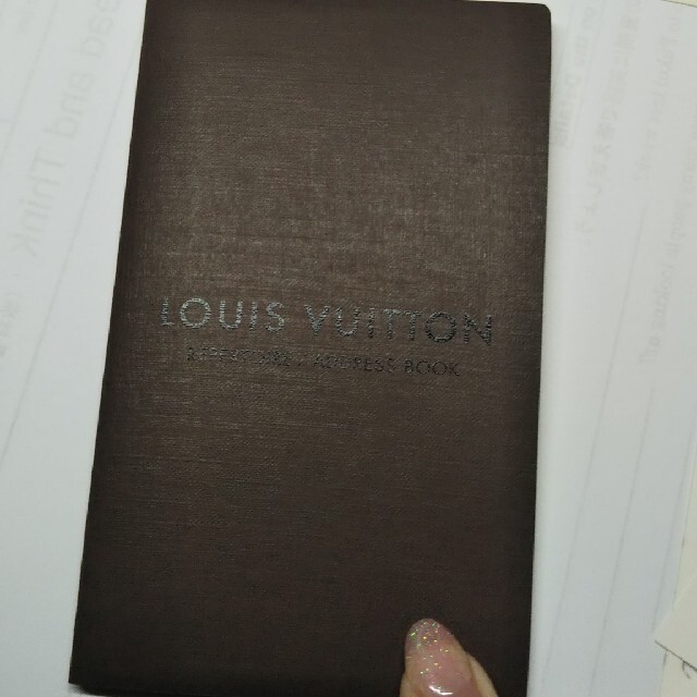 LOUIS VUITTON(ルイヴィトン)のMyNY様専用。ルイヴィトン 手帳付属品 アドレスブック シール２枚 メンズのファッション小物(手帳)の商品写真