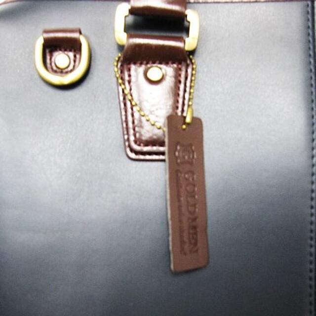 【美品】ゴールドメン GOLDMEN レザー ビジネスバッグ メンズのバッグ(ビジネスバッグ)の商品写真