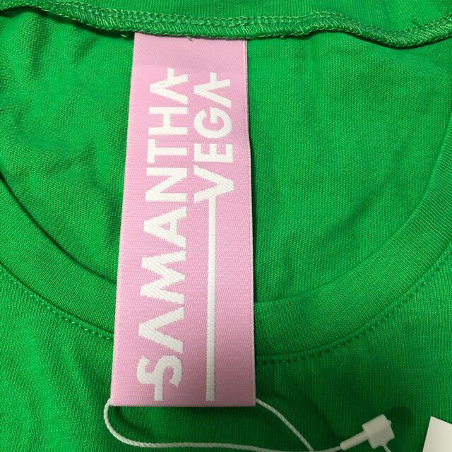 Samantha Thavasa(サマンサタバサ)の夏　ノースリーブ　緑 レディースのトップス(シャツ/ブラウス(半袖/袖なし))の商品写真