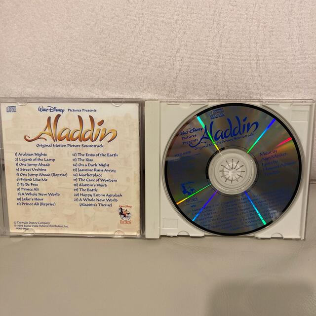 Disney(ディズニー)のアラジン　サウンドトラック エンタメ/ホビーのCD(アニメ)の商品写真