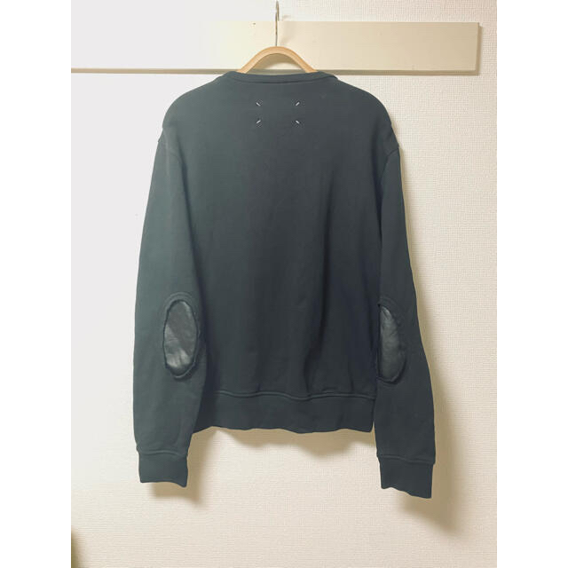 Maison Martin Margiela(マルタンマルジェラ)の20SS Maison Margiela エルボーパッチスウェット黒 メンズのトップス(スウェット)の商品写真