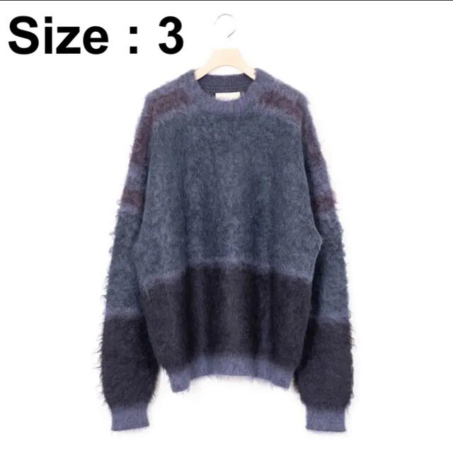 YOKE / ROTHKO BORDER CREW NECKニット　サイズ3ニット/セーター