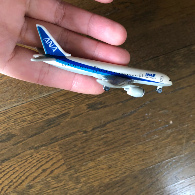 B787 フィギュア　ANA　JA801A エンタメ/ホビーのテーブルゲーム/ホビー(航空機)の商品写真