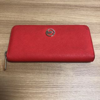 マイケルコース(Michael Kors)のマイケルコース　長財布　レッド(財布)