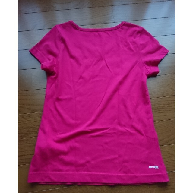 adidas(アディダス)のadidas アディダス Tシャツ ピンク 150 キッズ/ベビー/マタニティのキッズ服女の子用(90cm~)(Tシャツ/カットソー)の商品写真