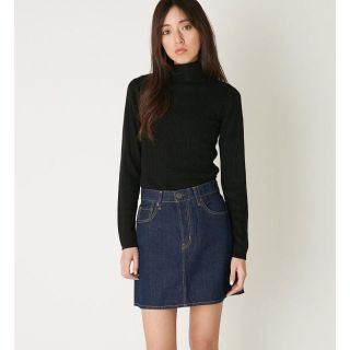 マウジー(moussy)のmoussy デニムスカート 美品(ミニスカート)