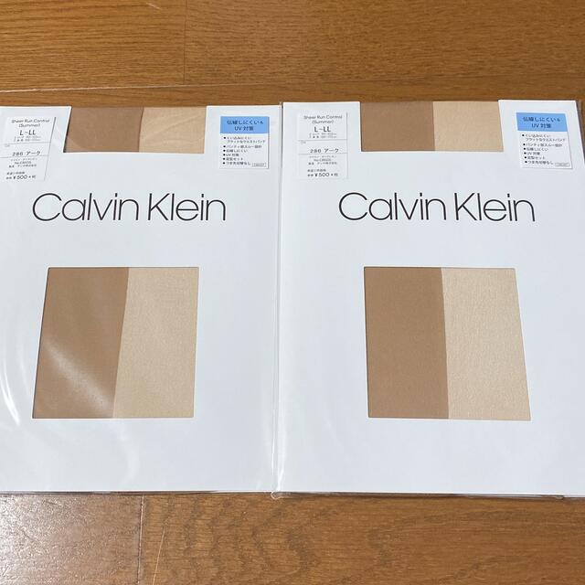 Calvin Klein(カルバンクライン)のカルバンクライン オールスルーストッキング アーク ２足セット レディースのレッグウェア(タイツ/ストッキング)の商品写真