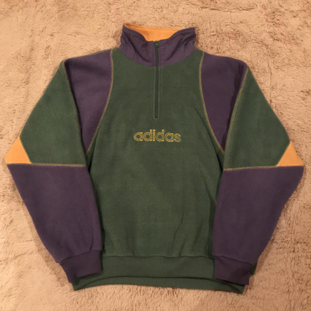 adidas ハーフジップ フリース M