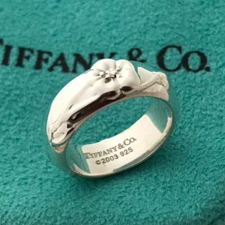 ティファニー(Tiffany & Co.)のTiffany 桜モチーフ リング 6号 美品希少(リング(指輪))