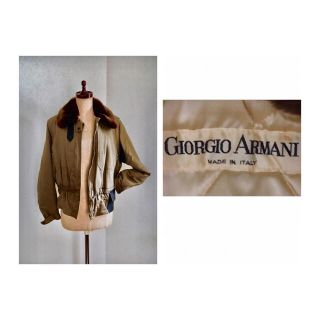 ジョルジオアルマーニ(Giorgio Armani)の80s GIORGIO ARMANI FRYTE JACKET ヴィンテージ(ミリタリージャケット)