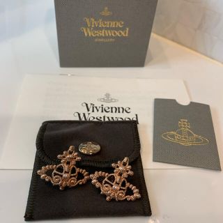 ヴィヴィアンウエストウッド(Vivienne Westwood)のvivienne westwood 美品　ピンクゴールド　ピアス(ピアス)