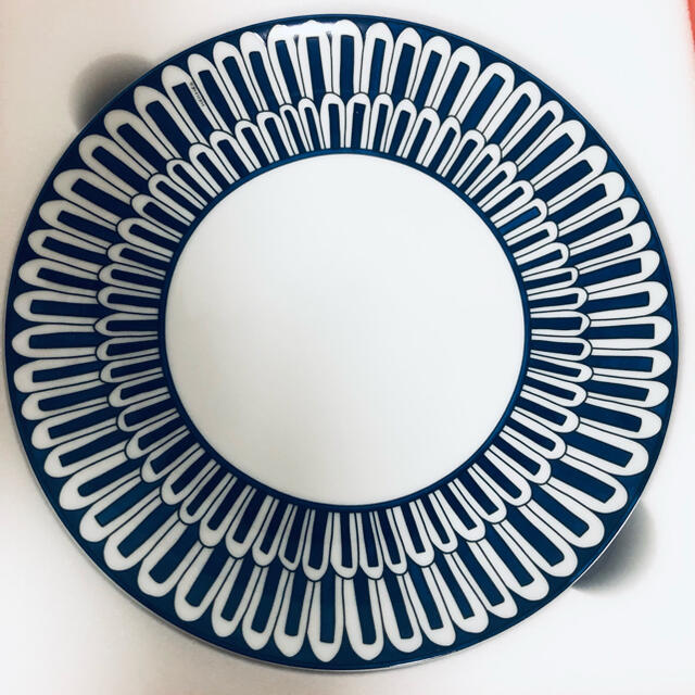 新品】エルメスHERMESブルーダイユール食器ディナープレートお皿大皿青