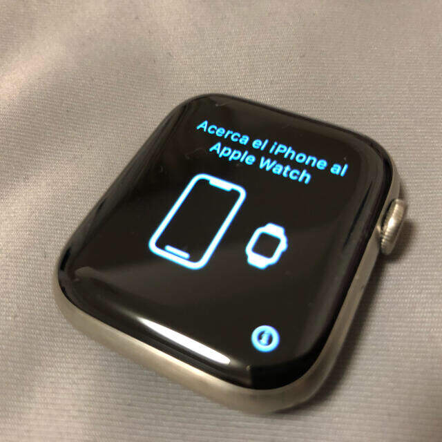 腕時計(デジタル)apple watch series6 44 edition チタニウム