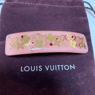 ルイヴィトン(LOUIS VUITTON)の☆ルイ・ヴィトン　バレッタ　ローズ☆(バレッタ/ヘアクリップ)