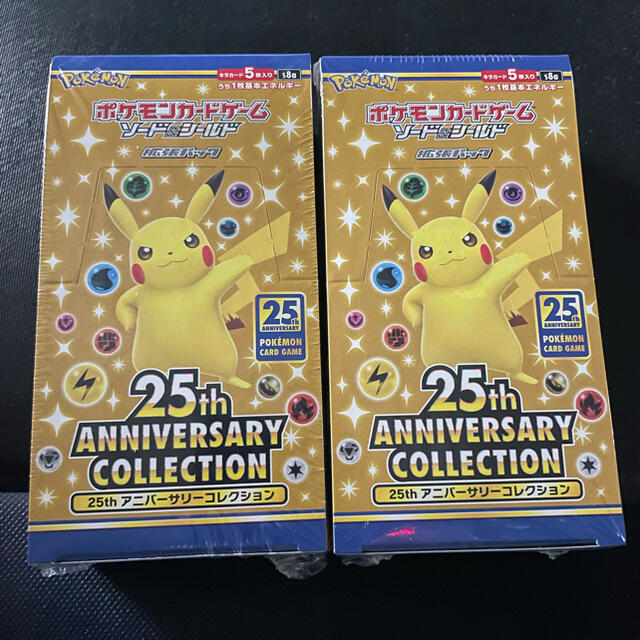 Box/デッキ/パックポケモンカード 25th anniversary 2BOX シュリンク付き