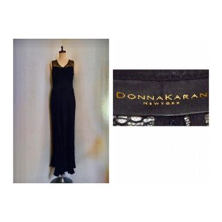 ダナキャラン(Donna Karan)の【タグ付き未使用】DONNA KARAN LACE MAXI DRESS(ロングワンピース/マキシワンピース)