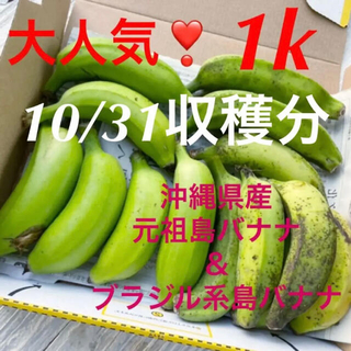 tomko様専用✅大人気❣️無農薬✨沖縄県産2種バナナ食べ比べ 10/31(フルーツ)